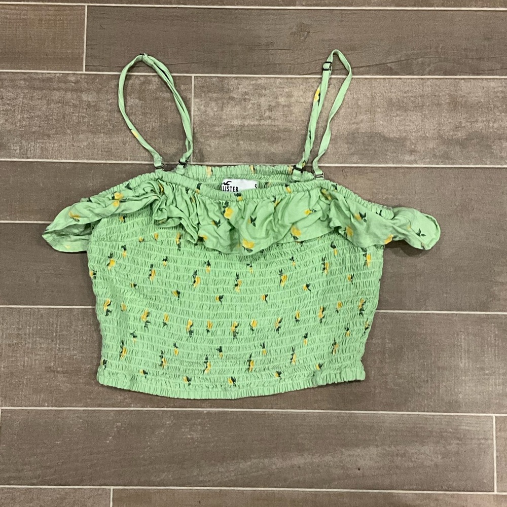 Small Hollister ruffle tank top